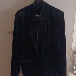 IMAN Black Velvet Jacket